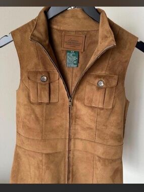 Lauren Ralph Lauren Suede-Like Vest
